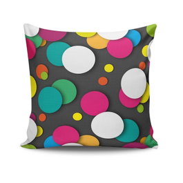 Aberto Design Funda de Cojín Multicolor 43 x 43 cm